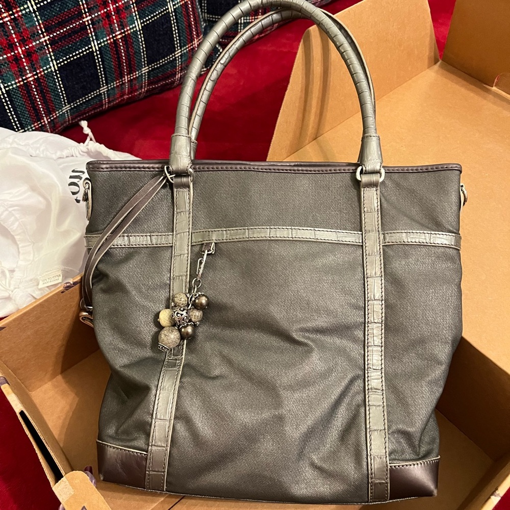 Elegant Brighton Gray Tote Bag